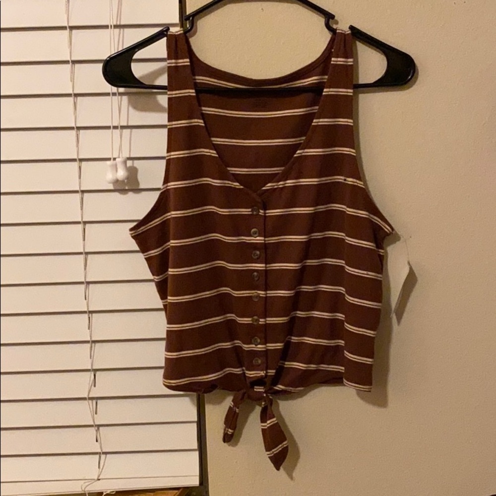 American Eagle stripped tank top